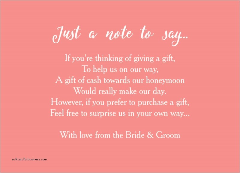 Wedding Invitation Wording Money Instead Of Gifts Wedding Invitation Elegant Wording for Wedding