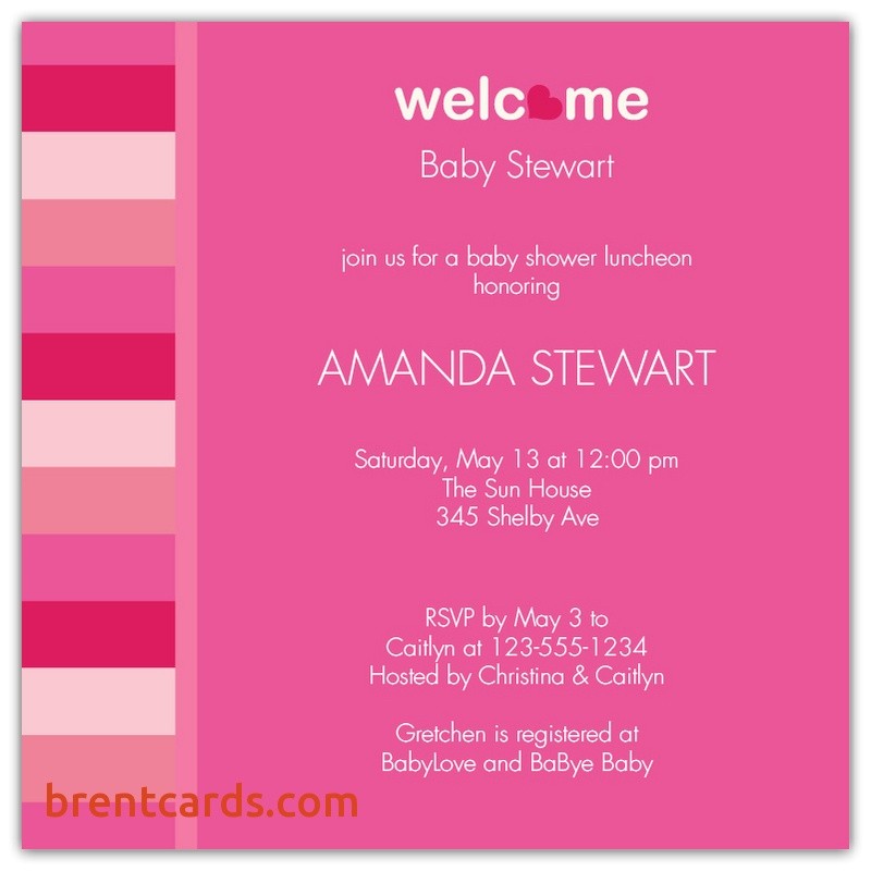 Welcome Baby Party Invitations Welcome Home Baby Shower Invitation Wording Wel E Home