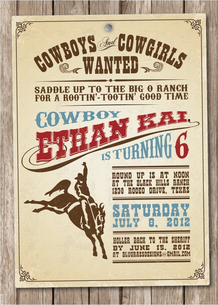 Western Party Invitation Wording 25 Best Ideas About Cowboy Party Invitations On Pinterest