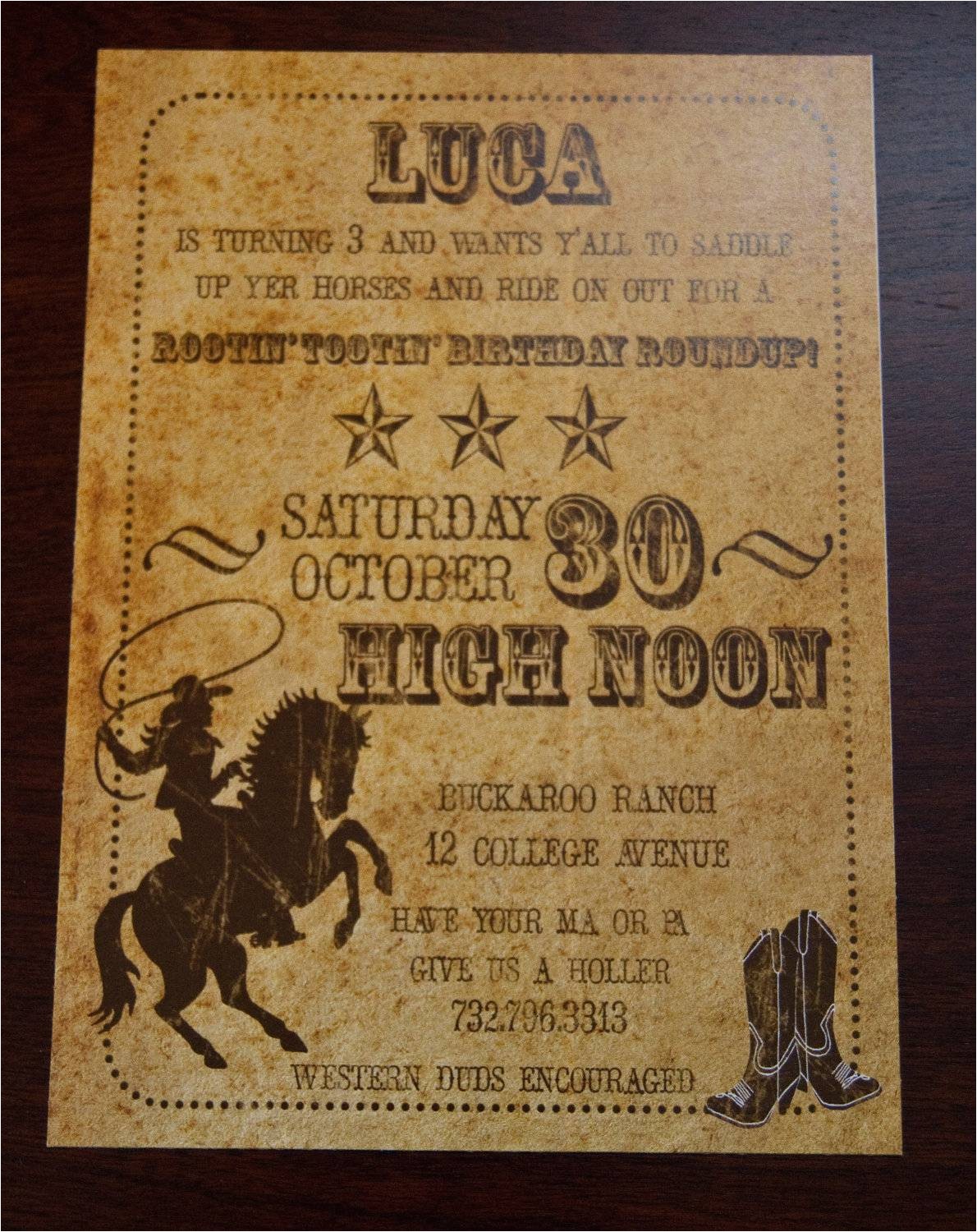 Western Party Invitation Wording Western Party Invitations Party Invitations Templates