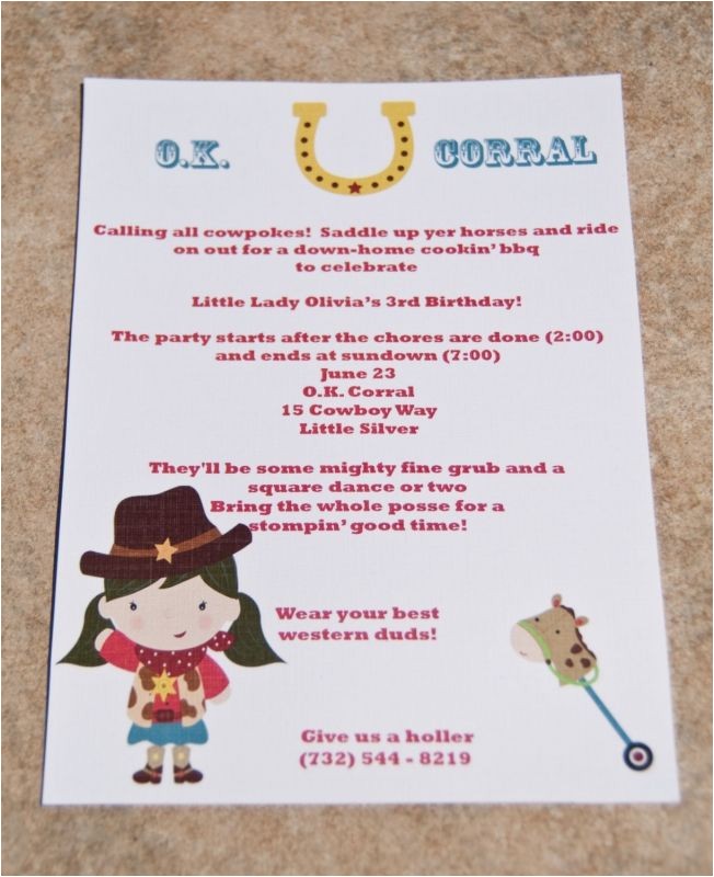 Western Party Invitation Wording Western Party Invitations Wording Party Invitations