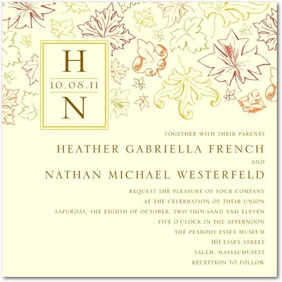 Where to Buy Wedding Invitations In Store Fall Wedding Invitation Ideas Wedding Invitation Stores