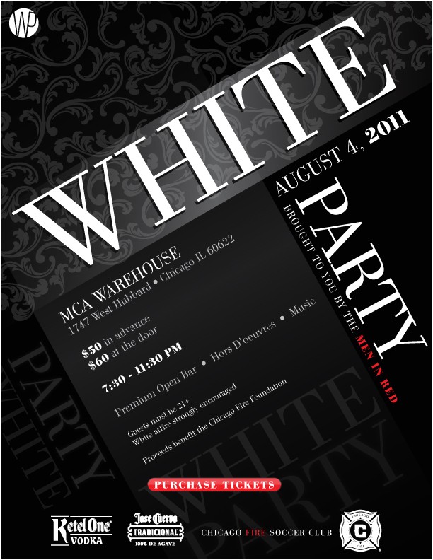White Party theme Invitations White Party Invitations Oxsvitation Com