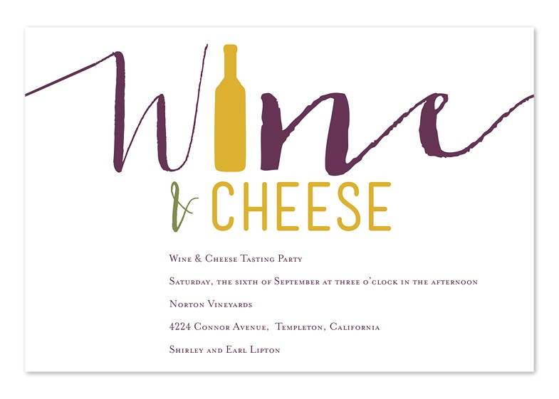 Wine and Cheese Party Invitation Template Free Wine and Cheese Party Invitations by Invitation