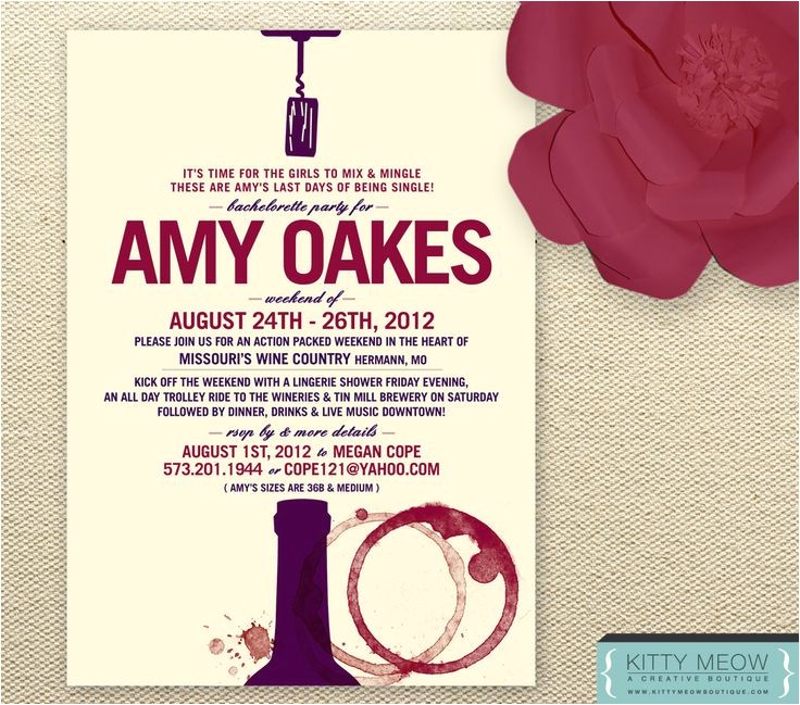 Wine Tasting Bachelorette Party Invitation Wording 244 Best Images About Wine Party On Pinterest