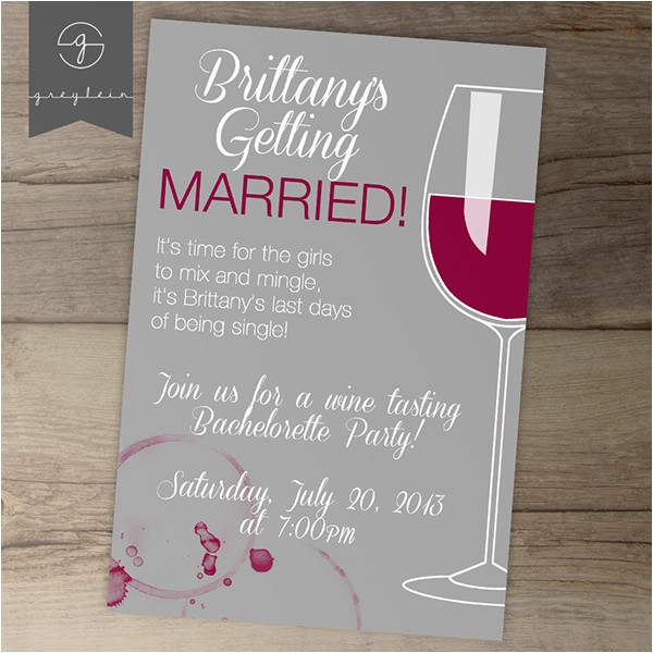 Wine Tasting Bachelorette Party Invitation Wording Bachelorette Party Invitations 6 On Behance