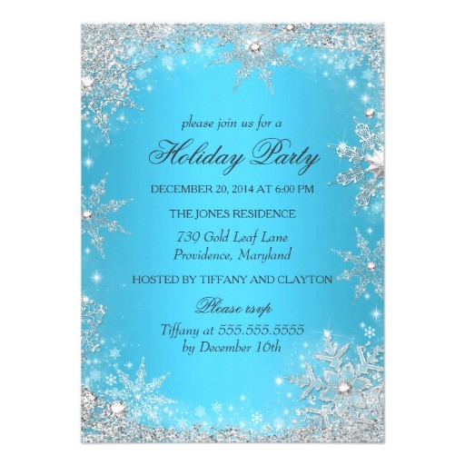 Winter Wonderland Party Invitation Ideas Personalized Winter Wonderland Invitations