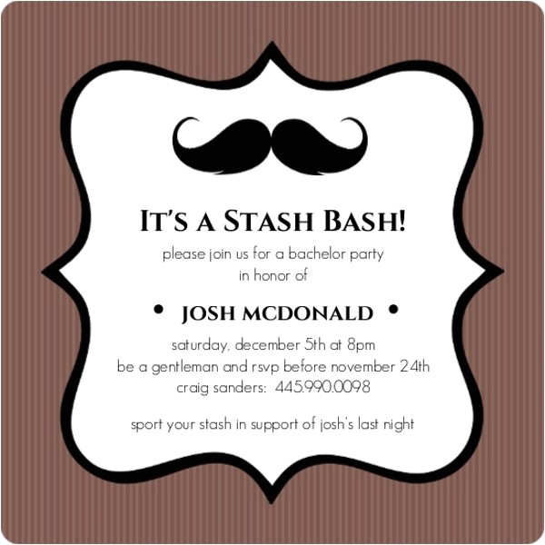 Wording for Bachelor Party Invitations Bachelor Party Invitation Wording Cimvitation