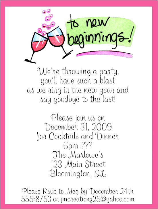 Wording for New Years Eve Party Invite New Year S Eve Party Invitations Wording