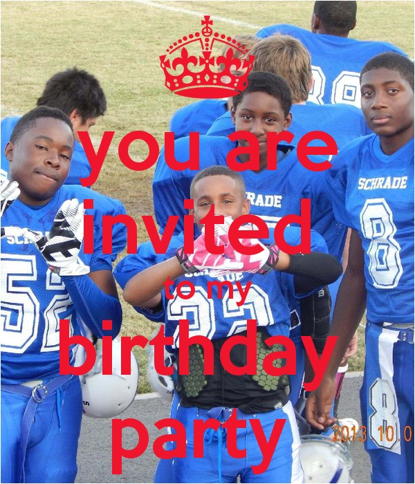 You are Invited to My Birthday Party You are Invited to My Birthday Party Poster V Keep