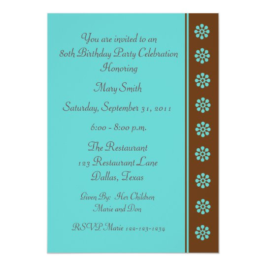 80th Birthday Invitation Template Uk 80th Birthday Party Invitation Template Zazzle Co Uk