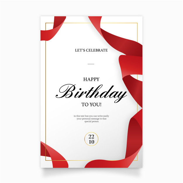 Birthday Invitation Card Template Vector Coreldraw Birthday Invitation Card Template Vector Coreldraw