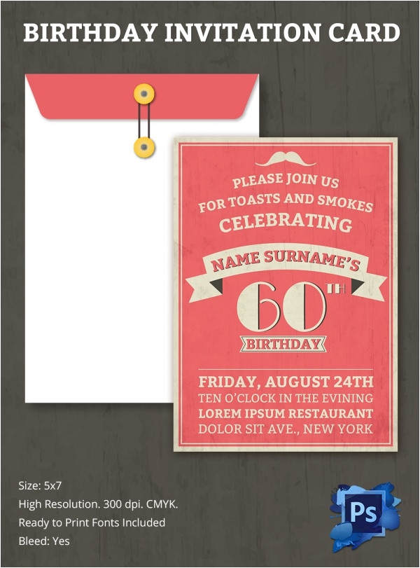 Birthday Invitation HTML Template Sample Birthday Invitation Template 40 Documents In Pdf