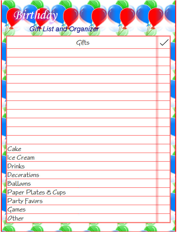 Birthday Invitation List Template Birthday List Template 12 Free Psd Eps In Design