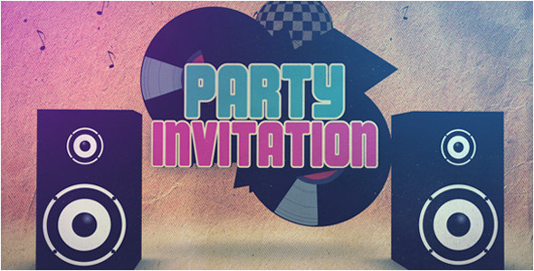 Birthday Invitation Template after Effects 28 Cool Party event after Effect Templates Design Freebies