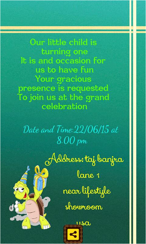 Birthday Invitation Template App Birthday Invitation Card Maker Apk