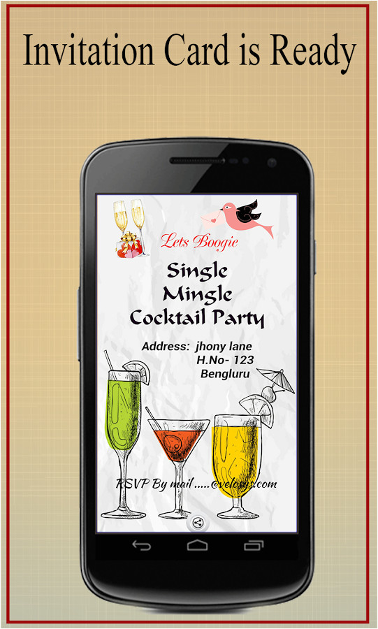 Birthday Invitation Template App Party Invitation Card Maker android Apps On Google Play