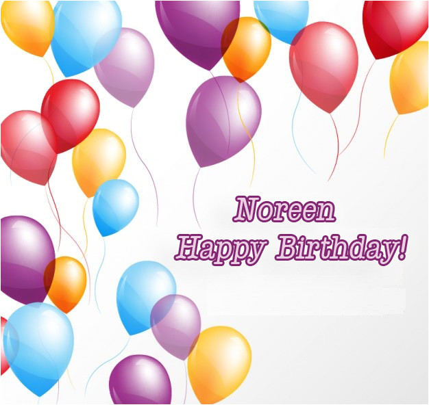 Birthday Invitation Template Balloons noreen Happy Birthday