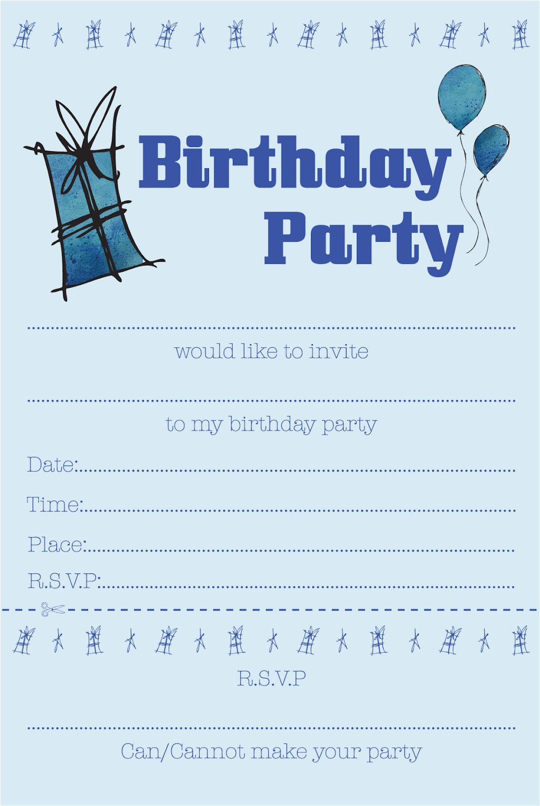 Birthday Invitation Template for Boy Squashed Rainbows Children 39 S Party Invites Birthday Invitation Template for Boy Squashed Rainbows Children 39 S Party Invites