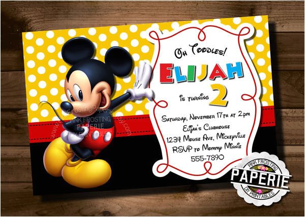 Birthday Invitation Template Mickey Mouse Mickey Mouse Invitation Template 23 Free Psd Vector