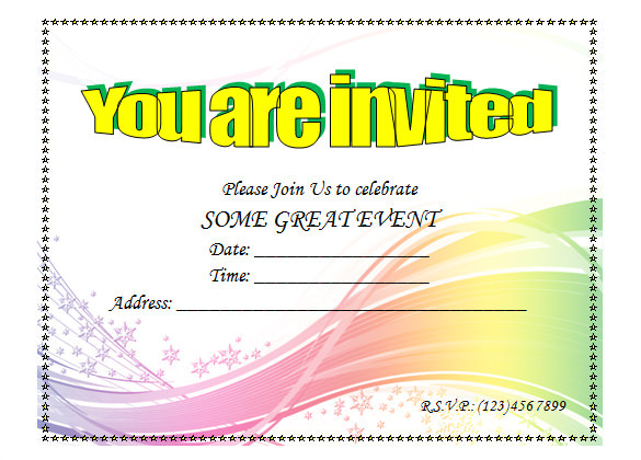 Birthday Invitation Template Pdf Birthday Invitation Template 48 Free Word Pdf Psd