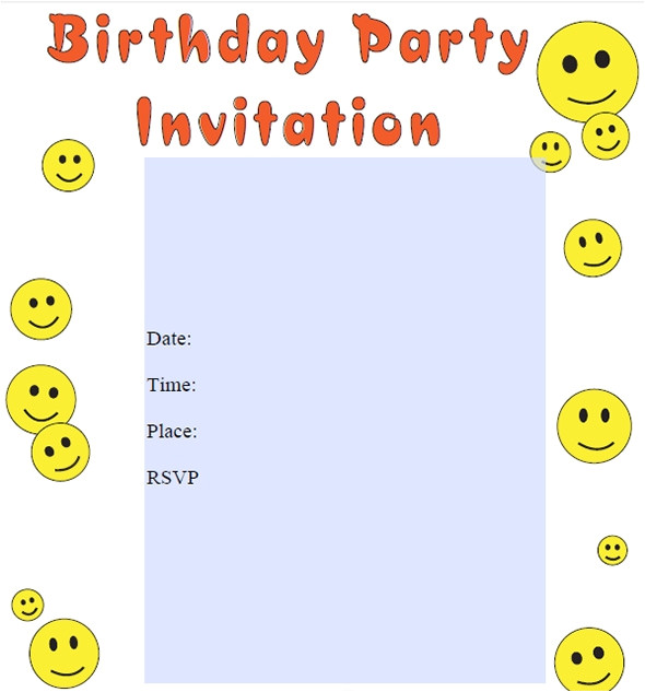 Birthday Invitation Template Pdf Sample Birthday Invitation Template 40 Documents In Pdf