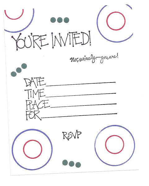 Birthday Invitation Template Simple Simple Birthday Invitation by Sandy Weakley at