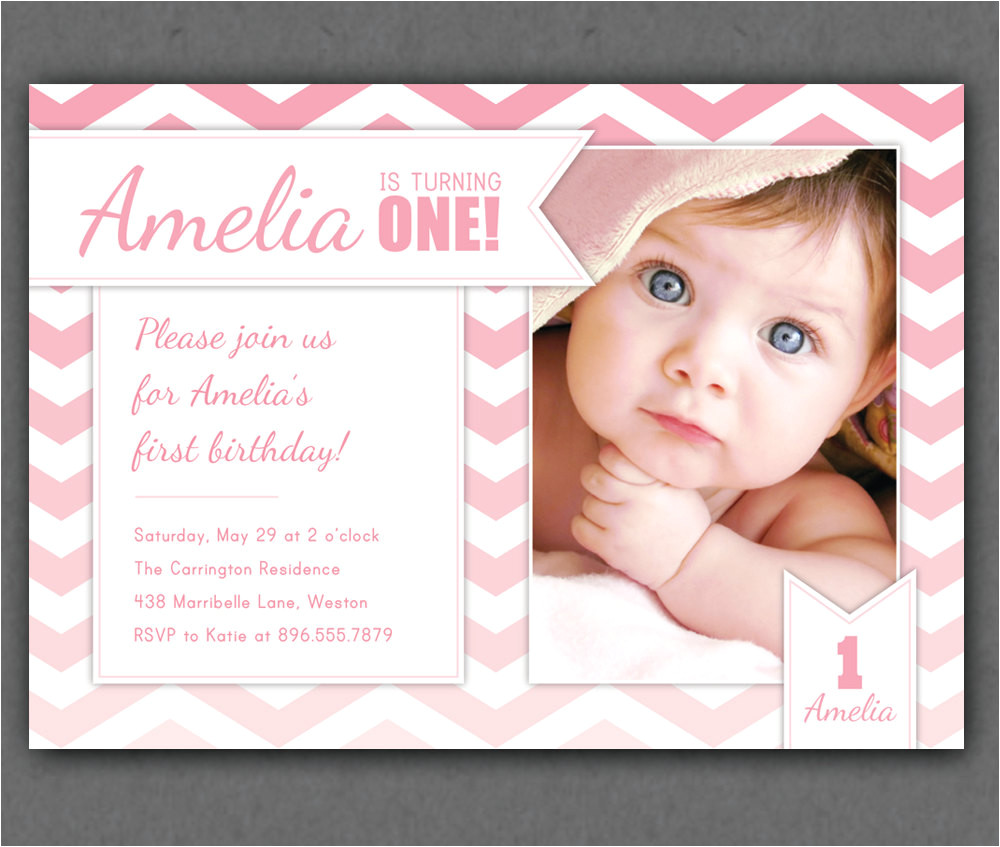 Birthday Invitation Templates 1 Year Old Free One Year Old Birthday Invitations Template Drevio