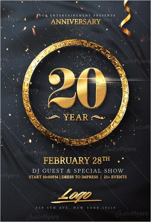 Birthday Invitation Templates Club Flyer Style Elegant Birthday Invitation Flyer Psd Templates Creative