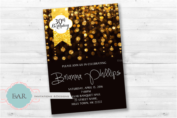 Birthday Invitation Templates Digital 40 Adult Birthday Invitation Templates Psd Ai Word