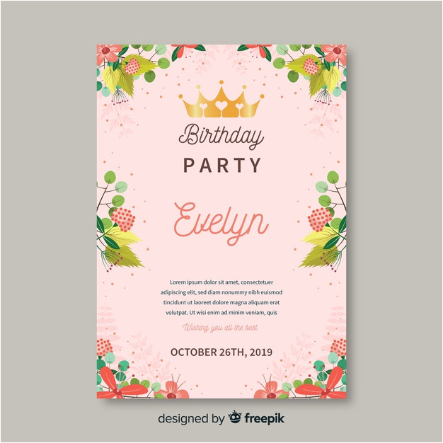Birthday Invitation Templates Vector Free Download Colorful Floral Birthday Invitation Template Vector Free Birthday Invitation Templates Vector Free Download Colorful Floral Birthday Invitation Template Vector Free