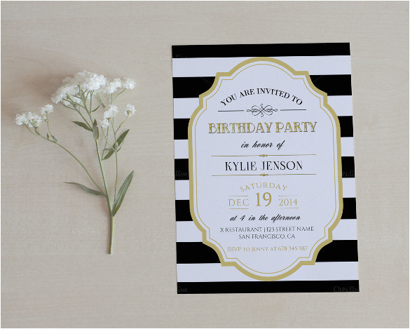 Birthday Party Invitation Template Download 29 Birthday Invitation Templates Free Sample Example