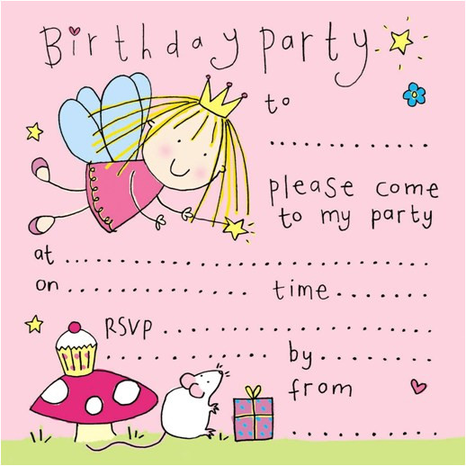 Birthday Party Invitation Template Download Free Printable Fairy Birthday Party Invitation Free