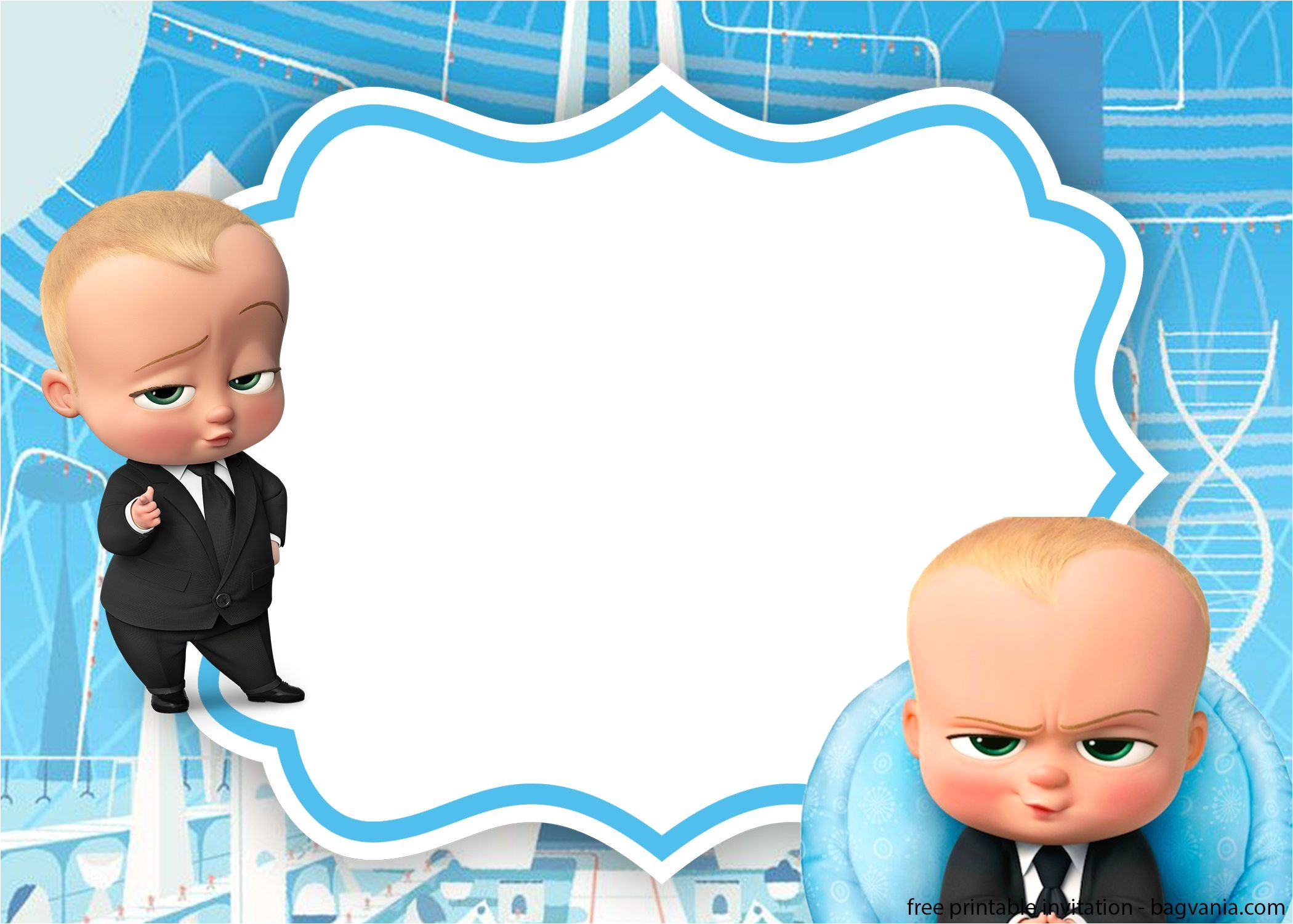 Boss Baby Birthday Invitation Template Free Baby Boss Invitation Template Bagvania Invitation