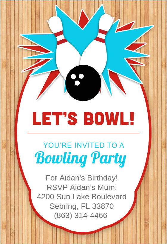 Bowling Party Invitation Template Bowling Party Invitation Template Free Greetings island