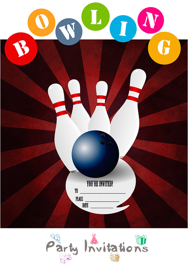 Bowling Party Invitation Template Word 43 Party Invitation Designs Psd Ai Free Premium