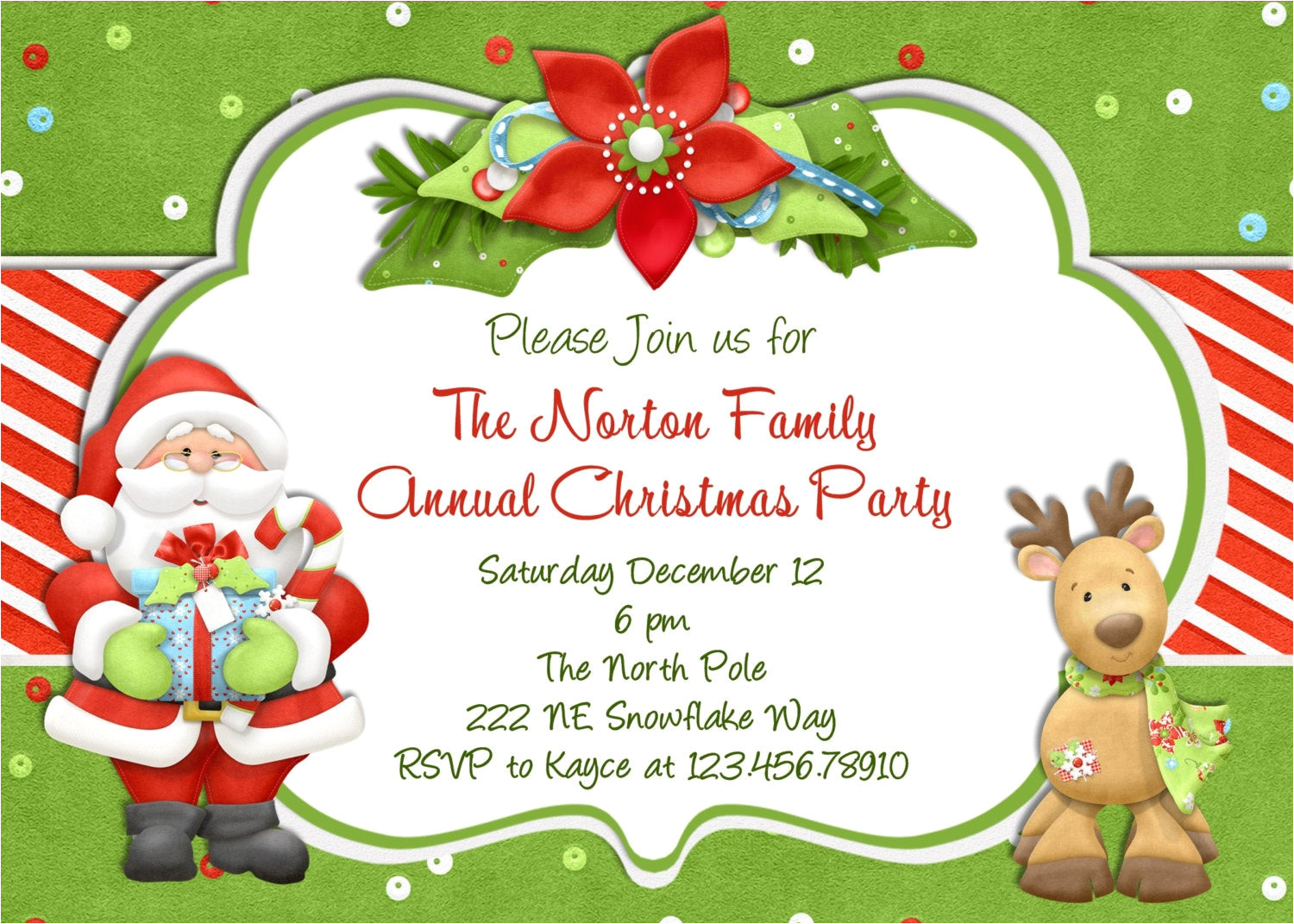 Christmas Party Invitation Template Christmas Party Invitation Christmas Holiday Party