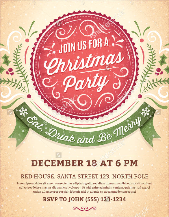 Christmas Party Invitation Template Download 59 Invitation Templates Psd Ai Word Indesign Free
