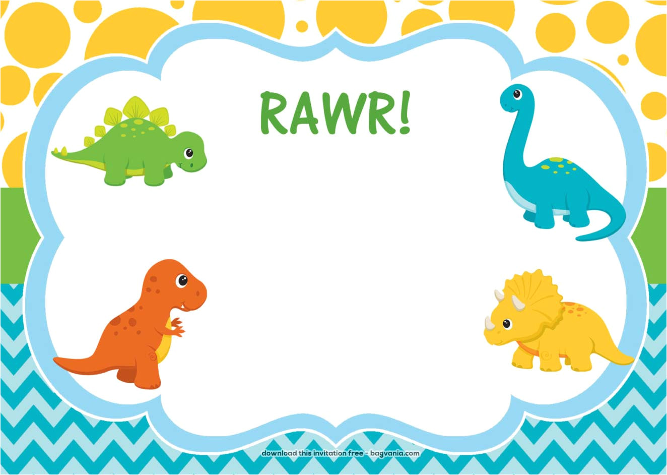 Dinosaur Party Invitation Template Free Free Dinosaur Birthday Invitations Free Printable
