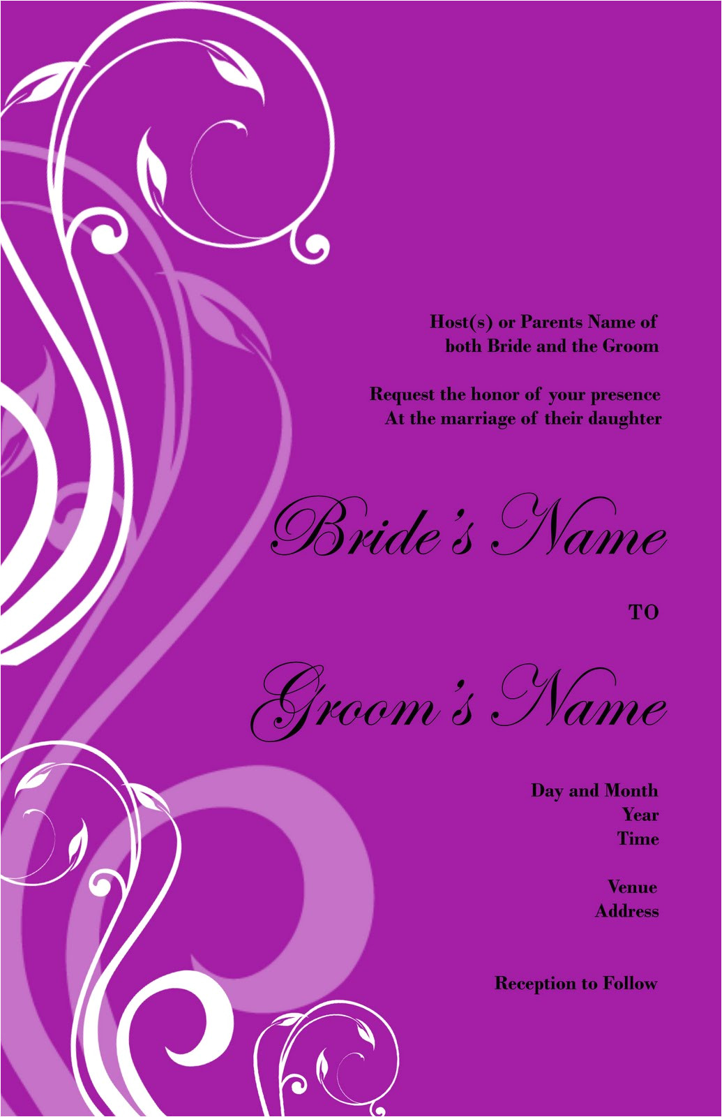 Elegant Wedding Invitation Designs Free Elegant and Beautiful Wedding Invitations for Free