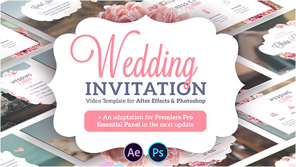 Elegant Wedding Invitation Template after Effects 20 Best Wedding Invitation Video Templates after Effects