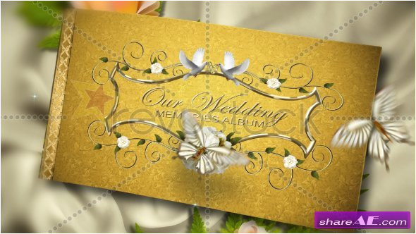 Elegant Wedding Invitation Template after Effects Our Precious Wedding Album after Effects Project
