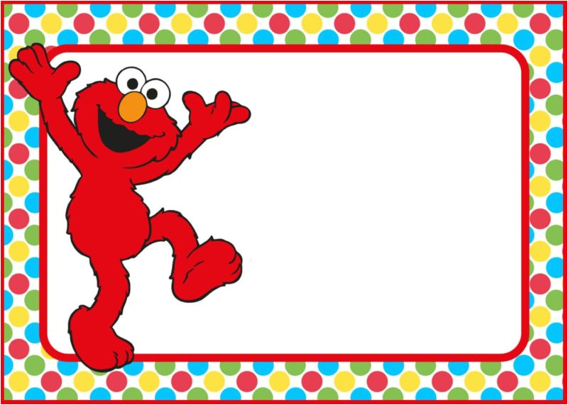 Elmo Birthday Invitation Template 12 Printable Elmo Invitations Children 39 S Favorite