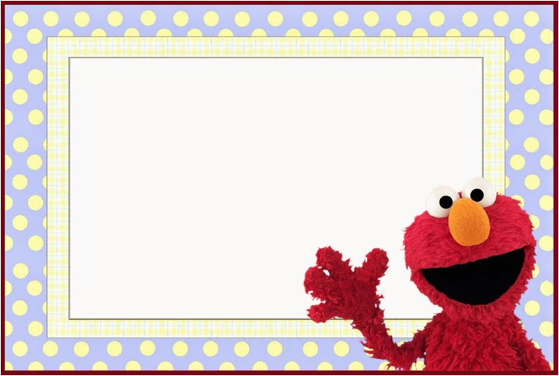 Elmo Birthday Invitation Template 12 Printable Elmo Invitations Children 39 S Favorite