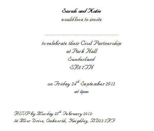 Example Of Civil Wedding Invitation Card Save the Date Cards Etiquette formal Vs Informal Party