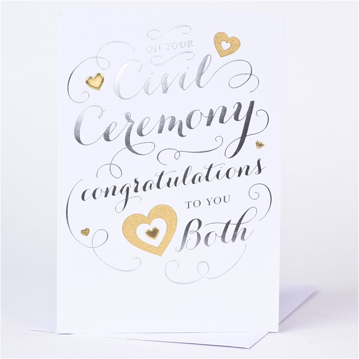 Example Of Civil Wedding Invitation Card Wedding Card Civil Ceremony Only 89p