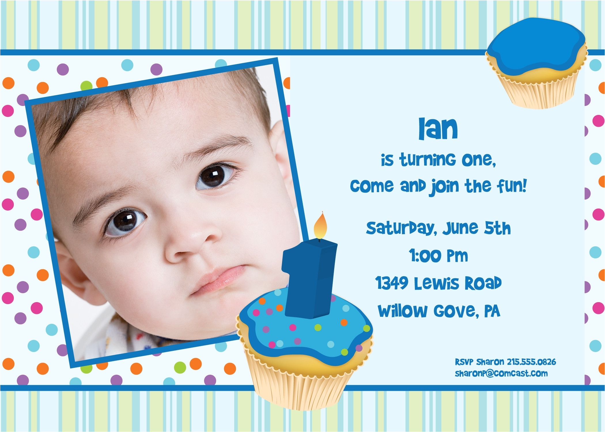 Example Of First Birthday Invitation Card 1st Birthday Invitation Letter Letters Free Sample Letters