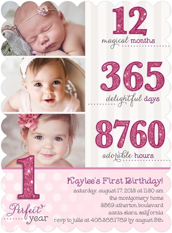 Example Of First Birthday Invitation Card Birthdays Cute Cards and 1st Birthday Invitations On