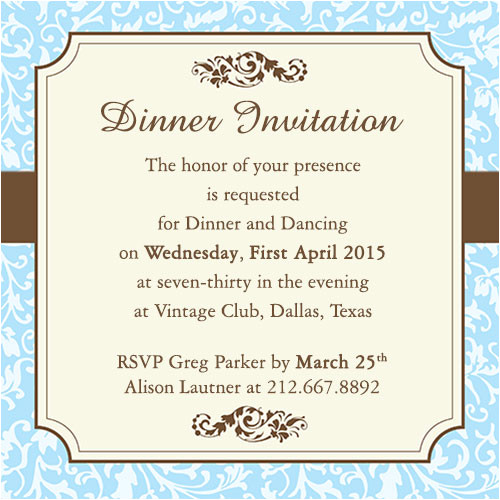 Example Of Invitation to Dinner Party Fab Dinner Party Invitation Wording Examples You Can Use