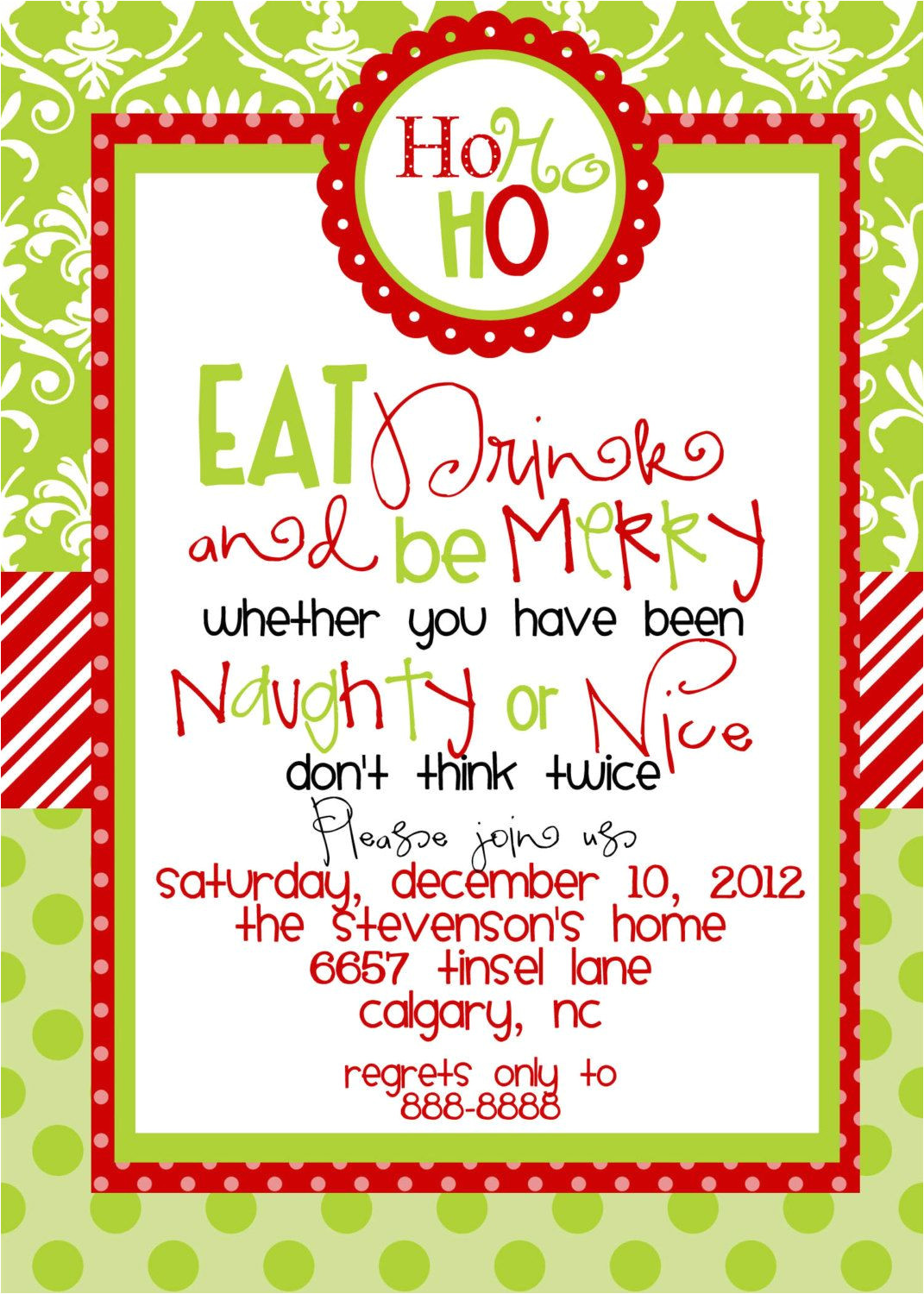 Free Christmas Party Invitation Template Christmas Party Invitations Templates Free Printables